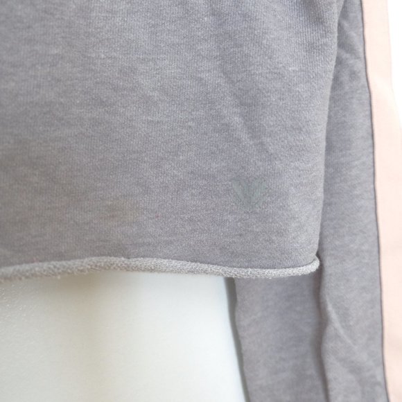 Light Grey Cropped Hoodie - Picture 5 of 6
